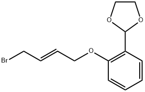 2-[2-(4-BROMO-BUT-2-ENYLOXY)-PHENYL]-[1,3]DIOXOLANE Struktur