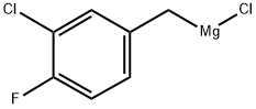 3-CHLORO-4-FLUOROBENZYLMAGNESIUM CHLORIDE Struktur