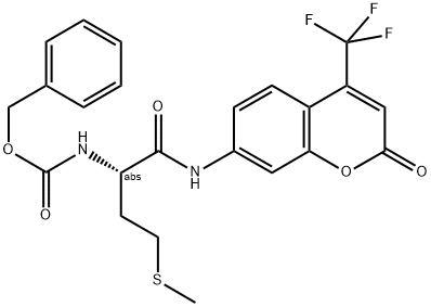 Z-MET-7-AMINO-4-TRIFLUORO METHYLCOUMARIN Struktur