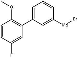 3-(3-FLUORO-6-METHOXYPHENYL)PHENYLMAGNESIUM BROMIDE Struktur