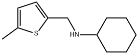 N-((5-METHYLTHIEN-2-YL)METHYL)CYCLOHEXANAMINE Struktur