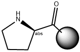 H-D-PRO-2-CHLOROTRITYL-RESIN Struktur