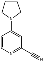 4-PYRROLIDIN-1-YLPYRIDINE-2-CARBONITRILE Struktur