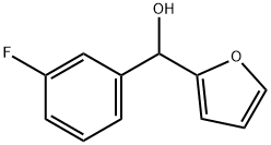 3-FLUOROPHENYL-(2-FURYL)METHANOL Struktur