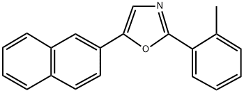 2-(2-METHYLPHENYL)-5-(2-NAPHTHYL)-OXAZOLE Struktur