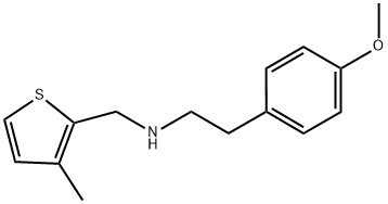 N-(2-(4-METHOXYPHENYL)ETHYL)-N-((3-METHYLTHIEN-2-YL)METHYL)AMINE Struktur