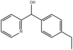 4-ETHYLPHENYL-(2-PYRIDYL)METHANOL Struktur