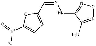 5-NITRO-2-FURALDEHYDE (4-AMINO-1,2,5-OXADIAZOL-3-YL)HYDRAZONE Struktur