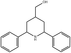 2,6-DIPHENYL-4-PIPERIDINEMETHANOL Struktur