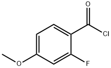 2-FLUORO-4-METHOXYBENZOYL CHLORIDE Struktur