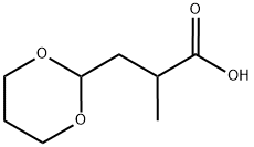 3-[(1,3-DIOXINAN-2-YL)]-2-METHYLPROPIONIC ACID Struktur