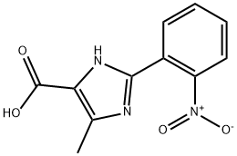 5-METHYL-2-(2-NITRO-PHENYL)-3H-IMIDAZOLE-4-CARBOXYLIC ACID Struktur