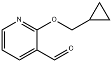 2-(CYCLOPROPYLMETHOXY)NICOTINALDEHYDE Struktur