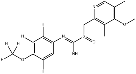 OMEPRAZOLE-D3 Struktur