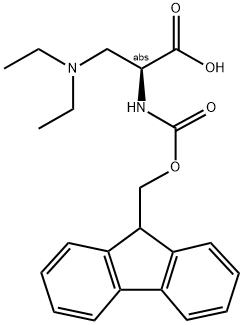 FMOC-BETA-N,N-DIETHYLAMINO-L-ALA Struktur