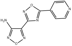 4-(5-PYRIDIN-4-YL-1,2,4-OXADIAZOL-3-YL)-1,2,5-OXADIAZOL-3-AMINE Struktur