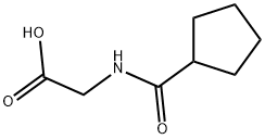 [(CYCLOPENTYLCARBONYL)AMINO]ACETIC ACID Struktur