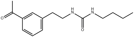 1-(2-(3-ACETYLPHENYL)ETHYL)-3-BUTYLUREA Struktur