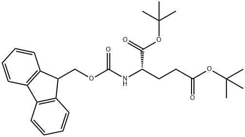 FMOC-GLU(OTBU)-OTBU Struktur