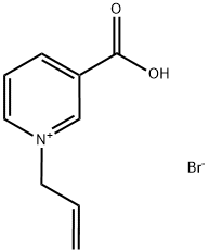 1-ALLYL-3-CARBOXY-PYRIDINIUM BROMIDE Struktur