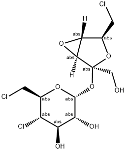 4,6,6'-TRICHLORO-4,6,6'-DEOXY-3',4'-ANHYDROSUCROSE Struktur