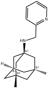 N-(3,5-DIMETHYL-1-ADAMANTYL)-N-(PYRIDIN-2-YLMETHYL)AMINE Struktur