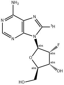 2-FLUORO 2'DEOXYADENOSINE [8-3H] Struktur