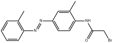 2-BROMO-N-(2-METHYL-4-[(E)-(2-METHYLPHENYL)DIAZENYL]PHENYL)ACETAMIDE Struktur