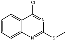 4-CHLORO-2-METHYLTHIO-QUINAZOLINE Struktur