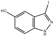 5-HYDROXY-3-IODOINDAZOLE Struktur