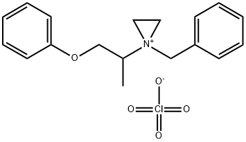 PHENOXYBENZAMINE AZIRIDINIUM PERCHLORATE Struktur