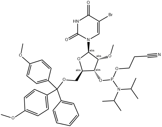 2'-O-METHYL-5-BROMO-U CEP Struktur