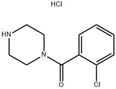 1-(2-CHLOROBENZOYL)PIPERAZINE HYDROCHLORIDE Struktur