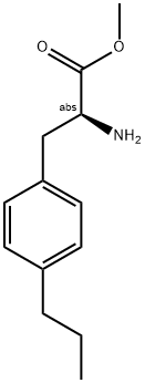 METHYL (2S)-2-AMINO-3-(4-PROPYLPHENYL)PROPANOATE Struktur