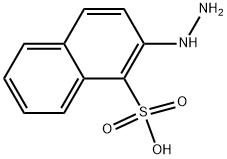 2-HYDRAZINO-1-NAPHTHALENESULFONIC ACID Struktur