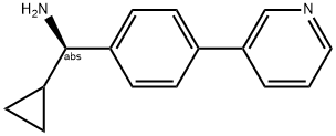 (1R)CYCLOPROPYL(4-(3-PYRIDYL)PHENYL)METHYLAMINE Struktur