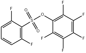 PENTAFLUOROPHENYL 2,6-DIFLUORO-BENZENESULFONATE Struktur