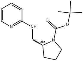 (R)-1-BOC-2-[(PYRIDIN-2-YLAMINO)-METHYL]-PYRROLIDINE Struktur