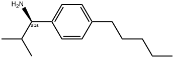 (1R)-2-METHYL-1-(4-PENTYLPHENYL)PROPYLAMINE Struktur