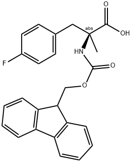 FMOC-ALPHA-METHYL-L-4-FLUOROPHE Struktur