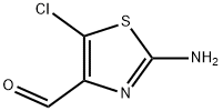 2-AMINO-5-CHLORO-4-FORMYLTHIAZOLE Struktur