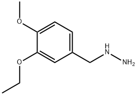 3-ETHOXY-4-METHOXY-BENZYL-HYDRAZINE Struktur