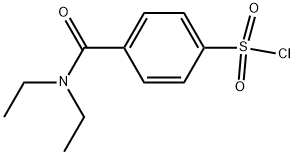 4-[(DIETHYLAMINO)CARBONYL]BENZENESULFONYL CHLORIDE Struktur