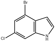 4-BROMO-6-CHLOROINDOLE Struktur