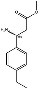 METHYL (3R)-3-AMINO-3-(4-ETHYLPHENYL)PROPANOATE Struktur