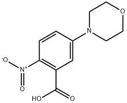 5-MORPHOLIN-4-YL-2-NITROBENZOIC ACID Struktur