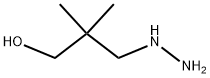 3-HYDRAZINO-2,2-DIMETHYL-PROPAN-1-OL Struktur