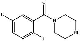 1-(2,5-DIFLUOROBENZOYL)PIPERAZINE Struktur