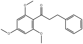 3-PHENYL-1-(2,4,6-TRIMETHOXY-PHENYL)-PROPAN-1-ONE Struktur