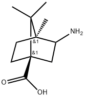 3-AMINO-4,7,7-TRIMETHYLBICYCLO[2.2.1]HEPTANE-1-CARBOXYLIC ACID Struktur